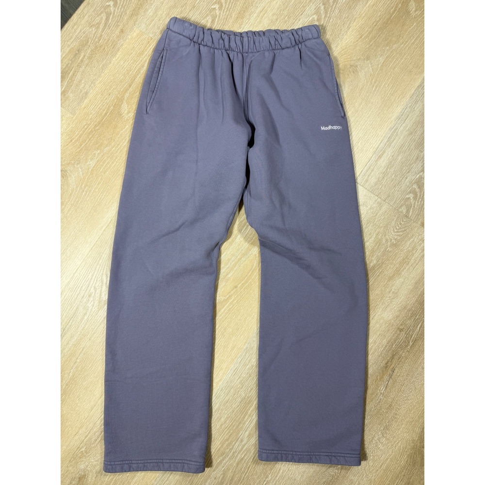 Madhappy Embroidered Logo Sweatpants Purple L